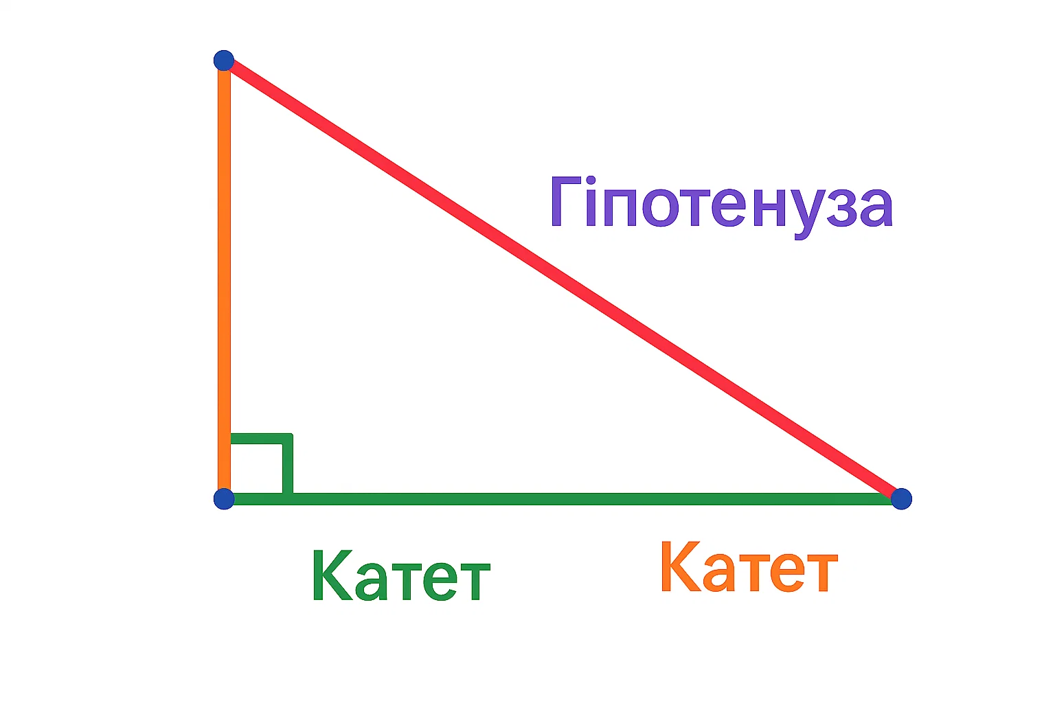 Що таке катет? Формули, приклади та пояснення