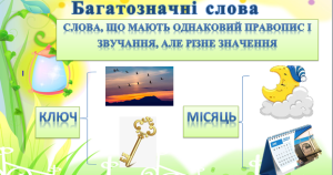 Багатозначні слова — визначення, приклади та пояснення