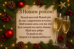 Привітання з Новим роком у віршах та картинках — красиві побажання