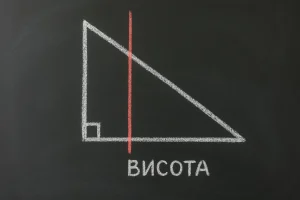 Висота трикутника - просте пояснення, формули та приклади
