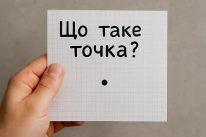 Що таке точка — просте пояснення для дітей та батьків