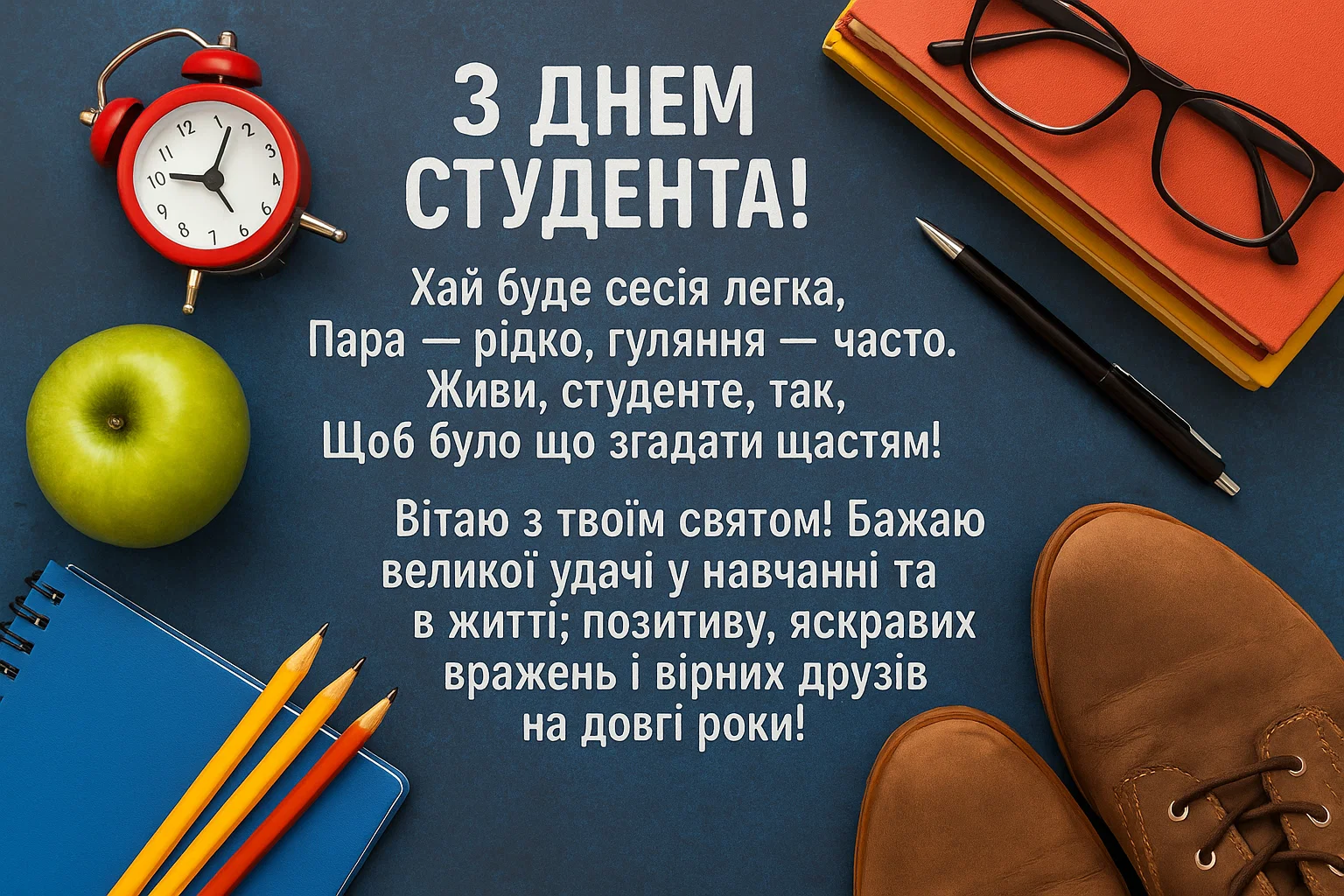 День студента 2025 — найкращі привітання, побажання у прозі