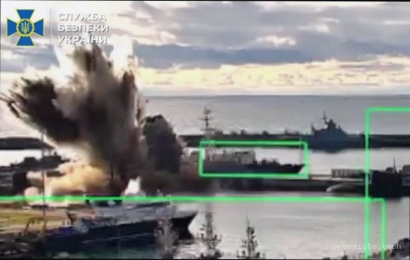 У Новоросійську СБУ підірвали підводний човен