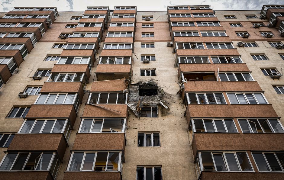 Удар дрона по телеканалу в Києві: п'ятеро постраждалих